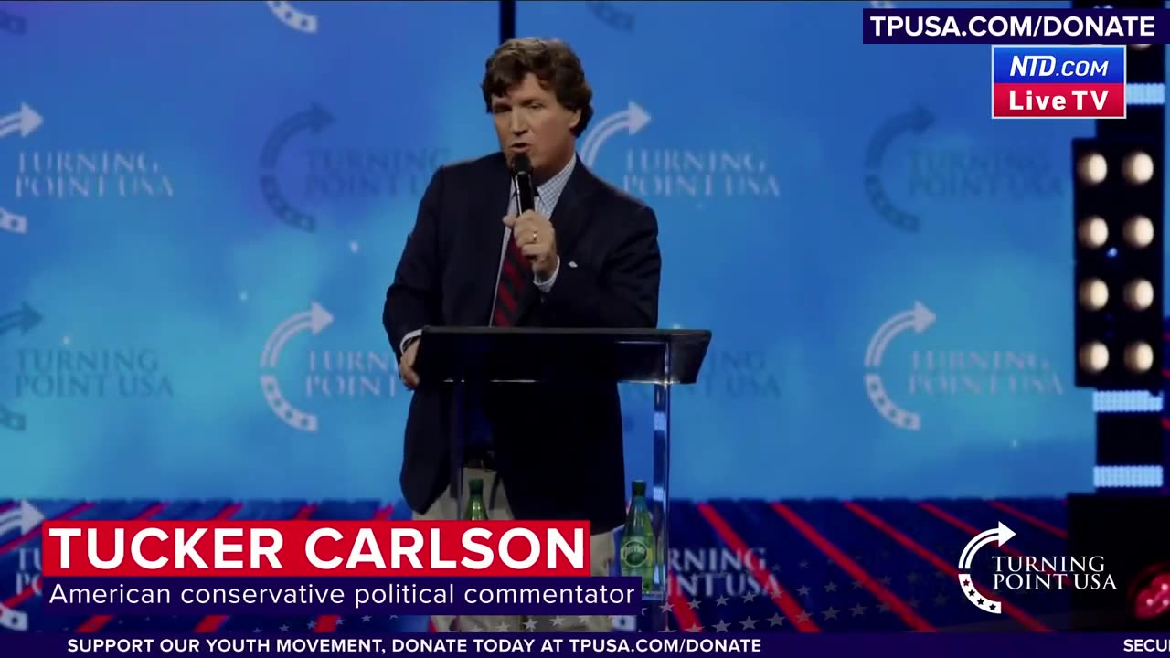 AmericaFest 2023–Day 3 - Tucker Carlson