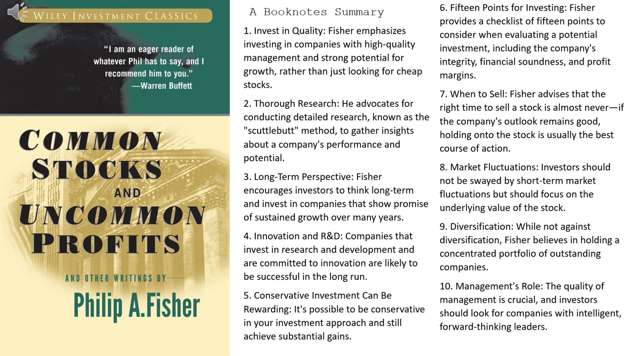 Common Stocks and Uncommon Profits and Other Writings by Philip Fisher