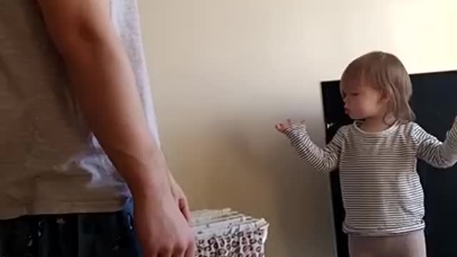 Daughter argues with daddy