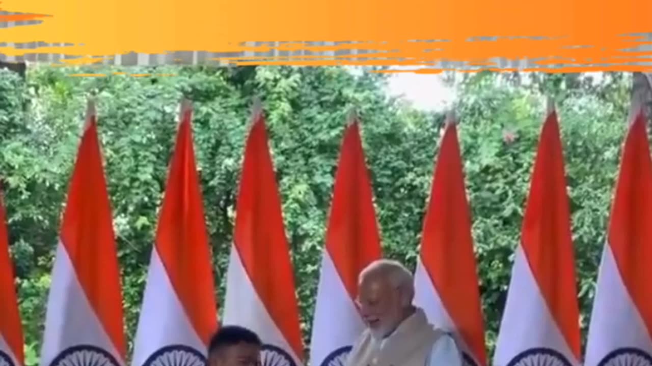 Modi with Paralympic gold winner