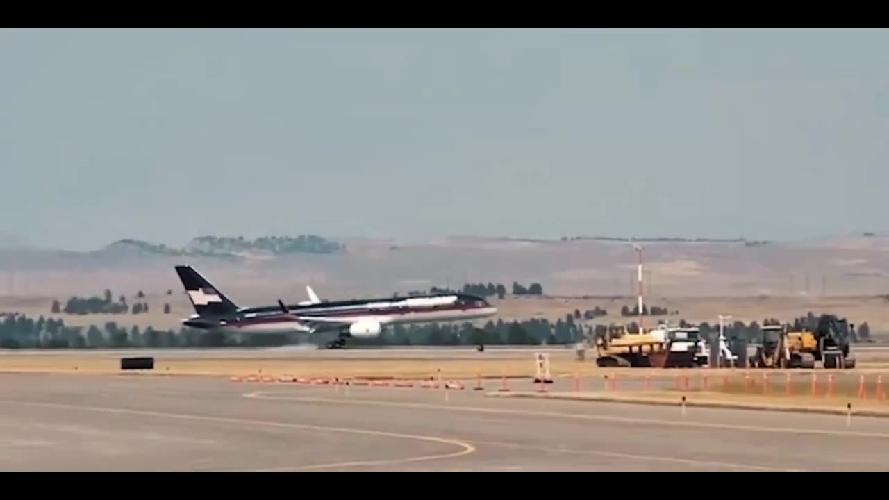 Samolot Trumpa awaryjnie lądował w Billings w Montanie