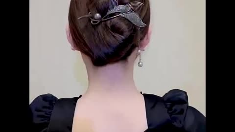 Fish Tail Tassel Hair Clip, Luxury Butterfly Twist Hair Barrette