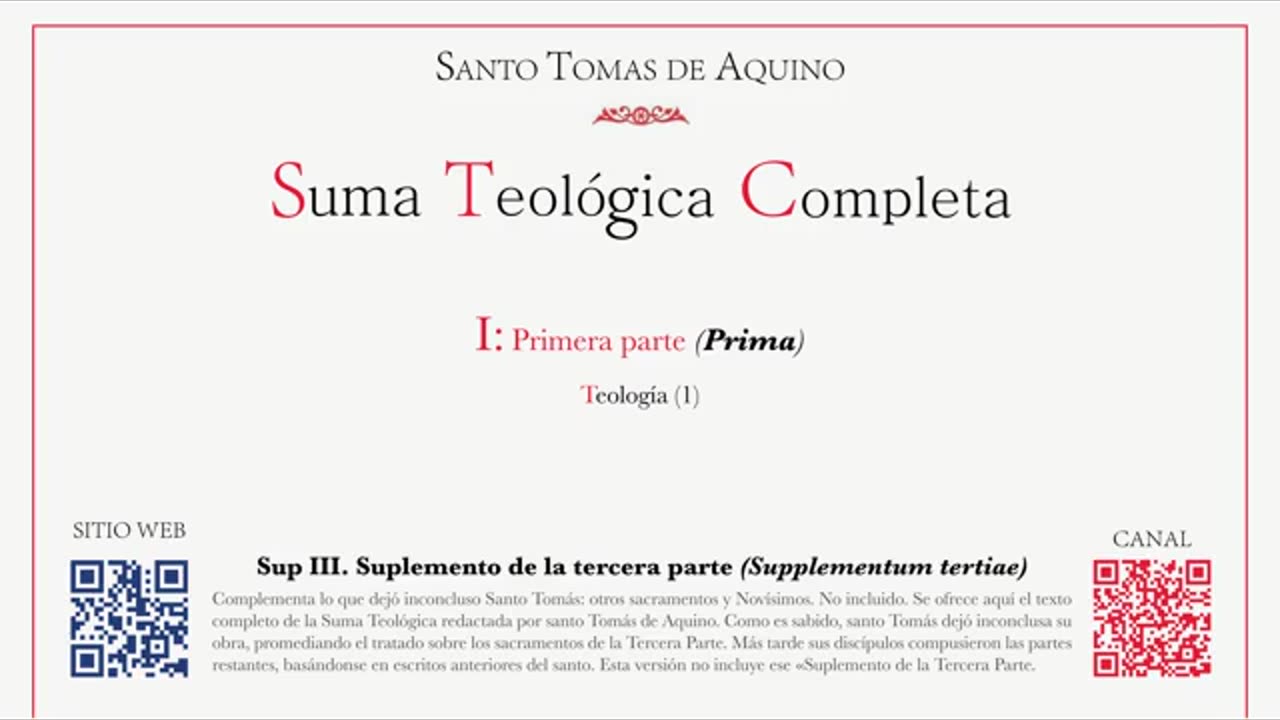 I- Primera parte (Prima) 1 Teología