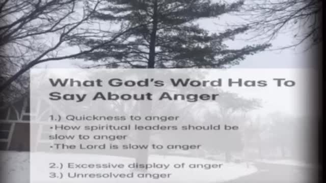 What God’s Word Says About Anger