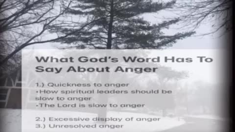 What God’s Word Says About Anger