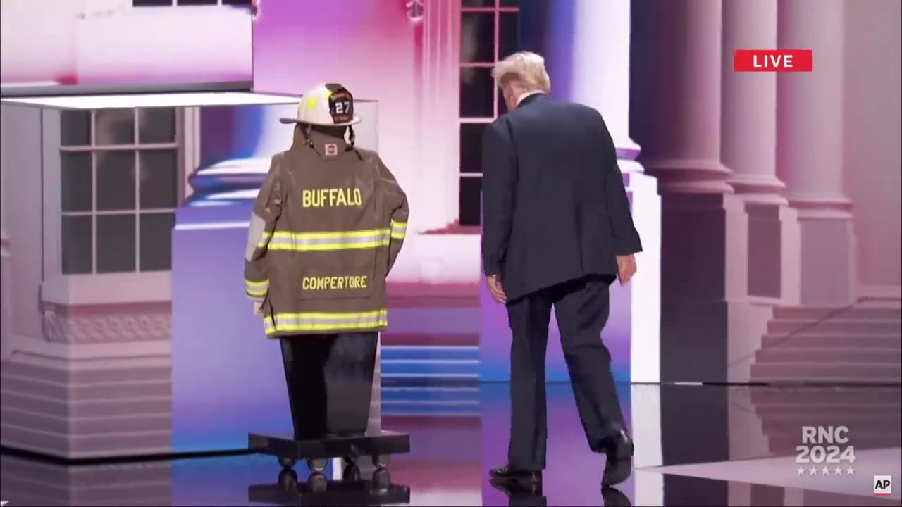 INCREDIBLE: Trump Honors Firefighter Murdered During Attempted Assassination