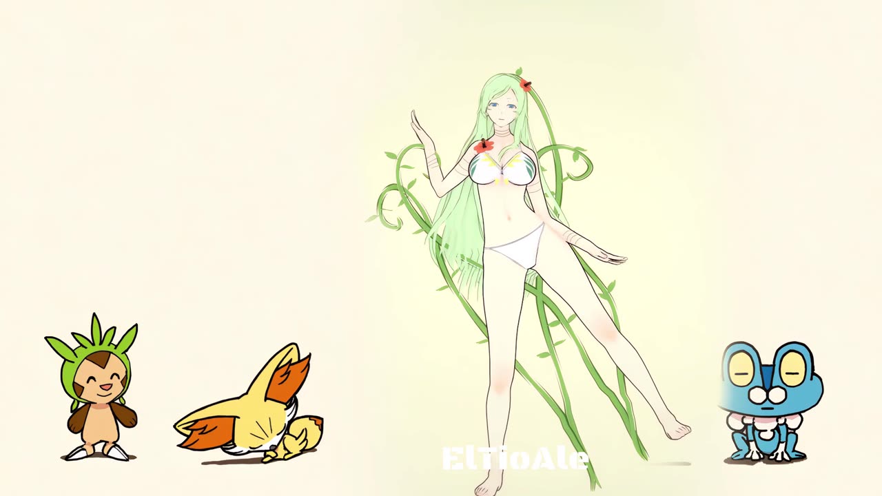 Treyni Bikini Tensura Pokémon dancing POKÉDANCE #mmd #Treyni #Tensura