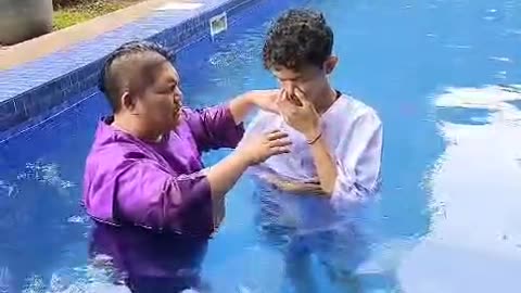 Watch me getting baptize|cool experience