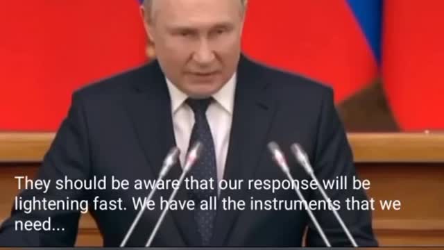 Putin tells NATO not to intervene