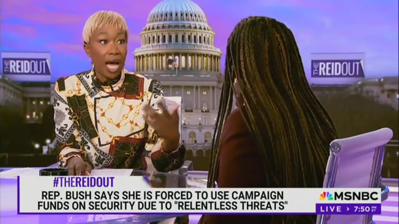 Racist Joy Reid Asks Cori Bush Softball Questions About Active Criminal Into her.