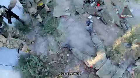 Durante la operación en Bilogorivka, los combatientes de la unidad especial del GRU MOU "KRAKEN" ca
