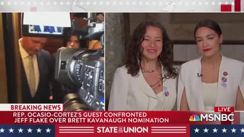 AOC’s Guest at SOTU: ‘It Was Sad’ Seeing Kavanaugh in the Same Room