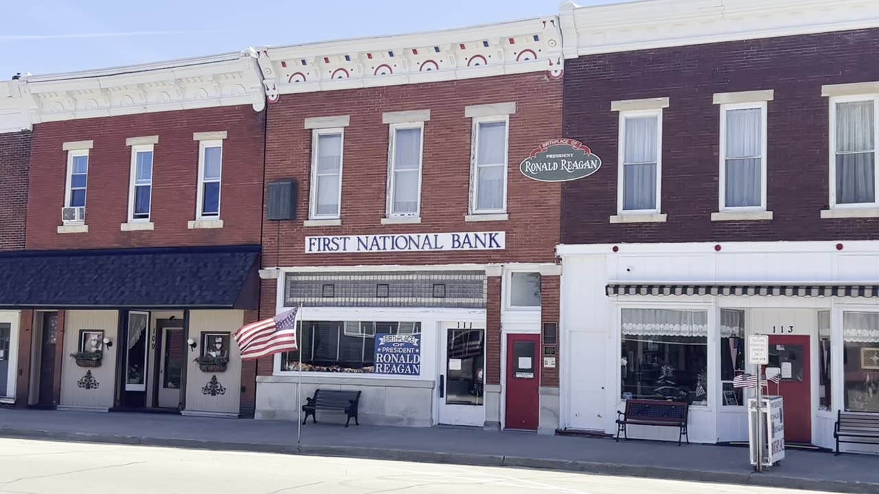 President Ronald Reagan’s Birthplace, Tampico, IL 6/11/24