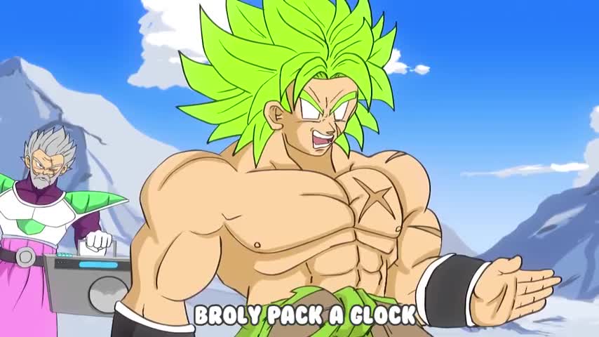 Broly vs Goku and Vegeta RAP BATTLE