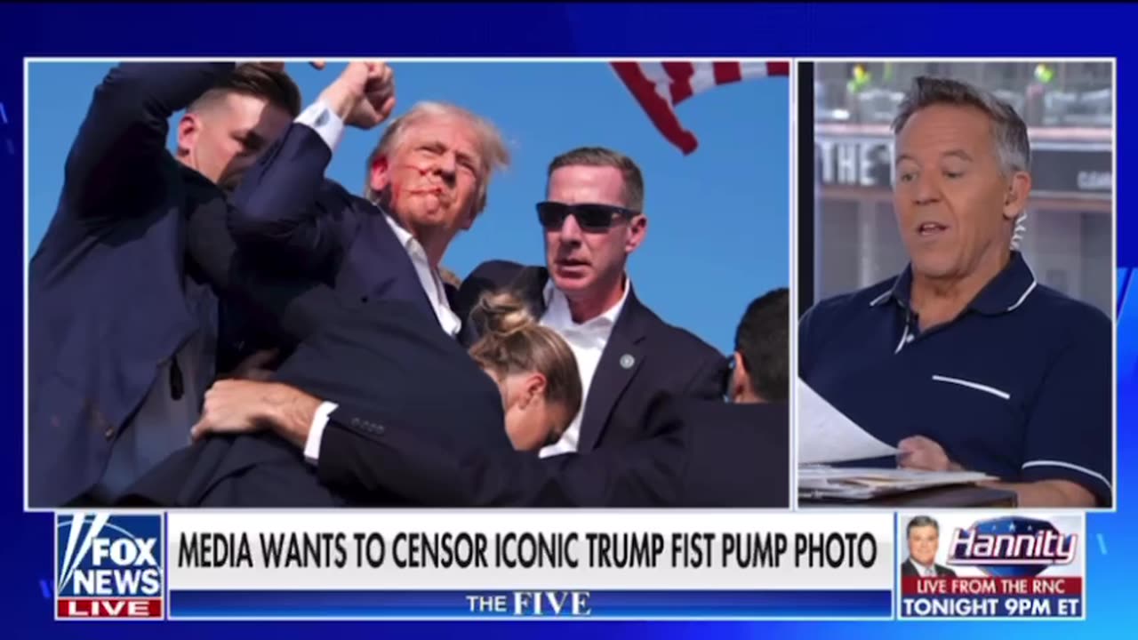 Media wants to censor ICONIC TRUMP First pump photo