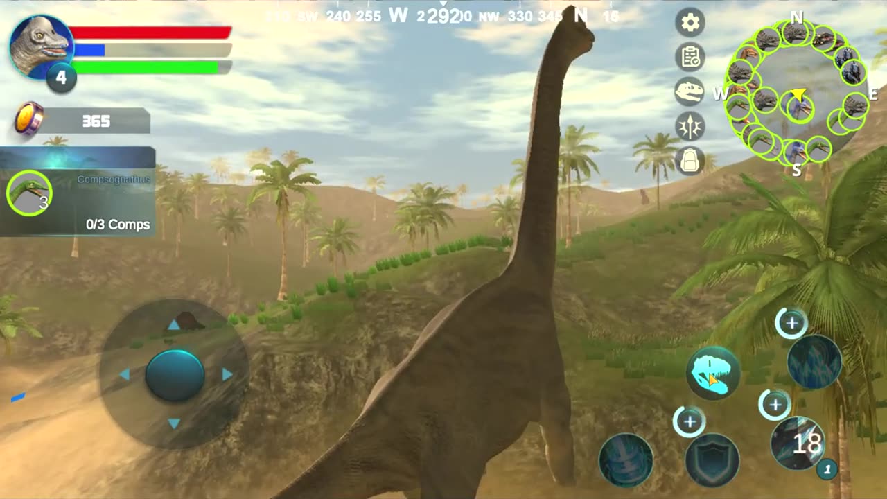 DINOSAUR Brachiosaurus Simulator Game