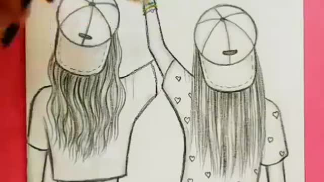 Beautiful bff draw