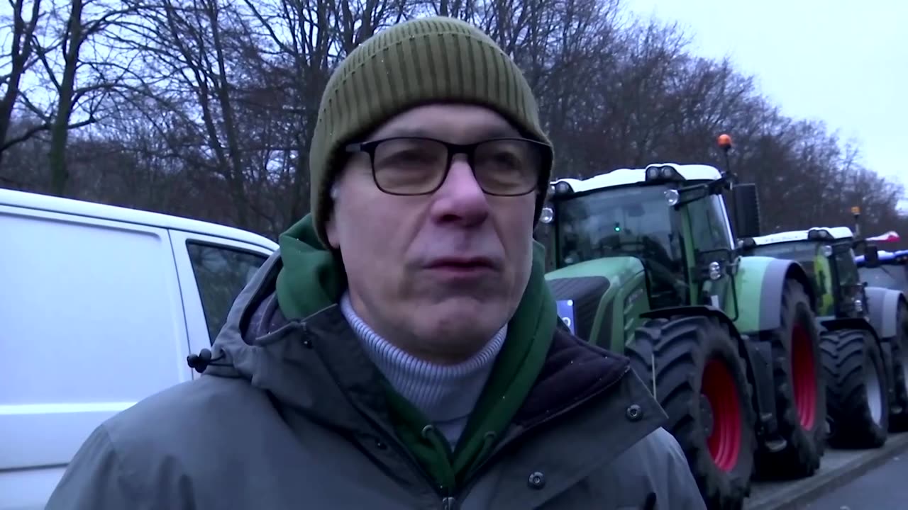 German farmers, tractors stage mass protest in Berlin