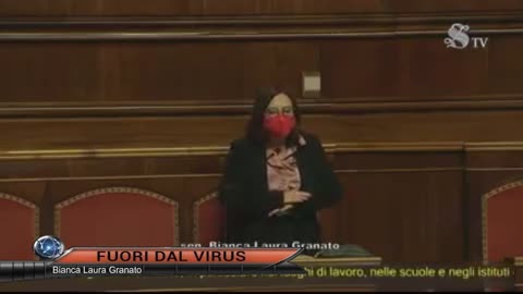 STATE SOSTENENDO DEGLI PSICOPATICI! Laura Granato in Parlamento Fuori dal Virus