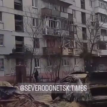 Damage to Residential Area in Severodonetsk