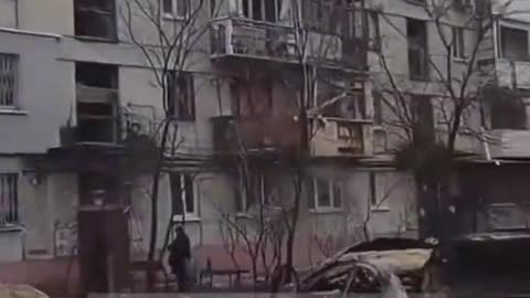 Damage to Residential Area in Severodonetsk