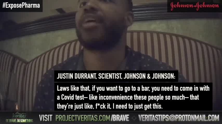 Project Veritas is providing groundbreaking coverage of the truth behind the COVID Vaccine.