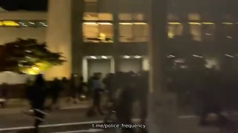 mostly peaceful riot in Portland