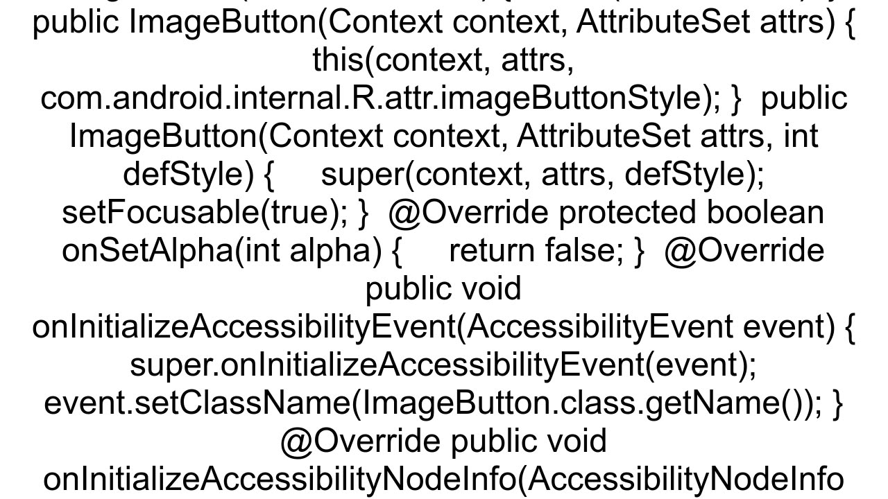 Difference between a clickable ImageView and ImageButton