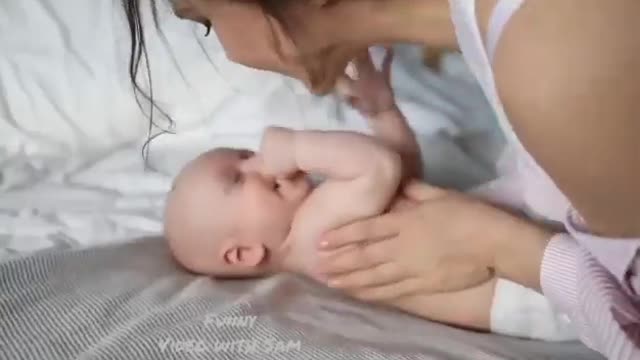 Try not laugh funny baby video