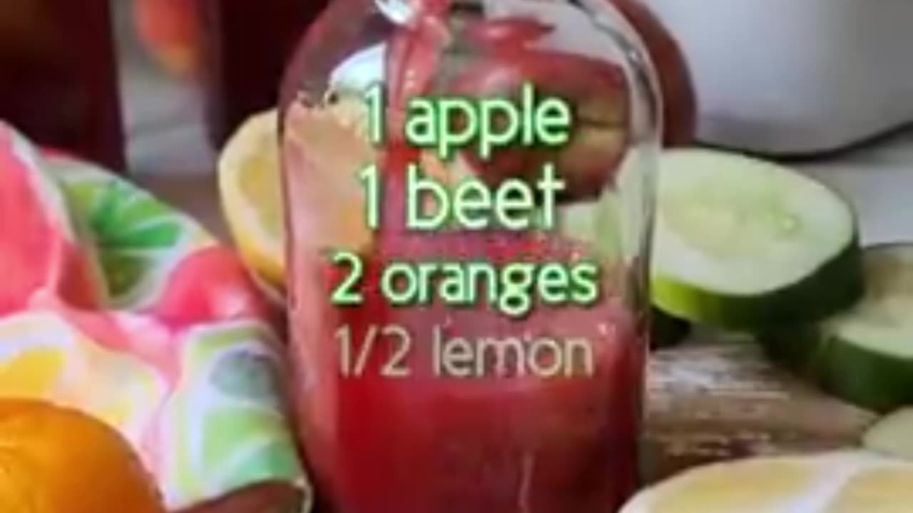 This juice is a great source of vitamin C and iron.mp4