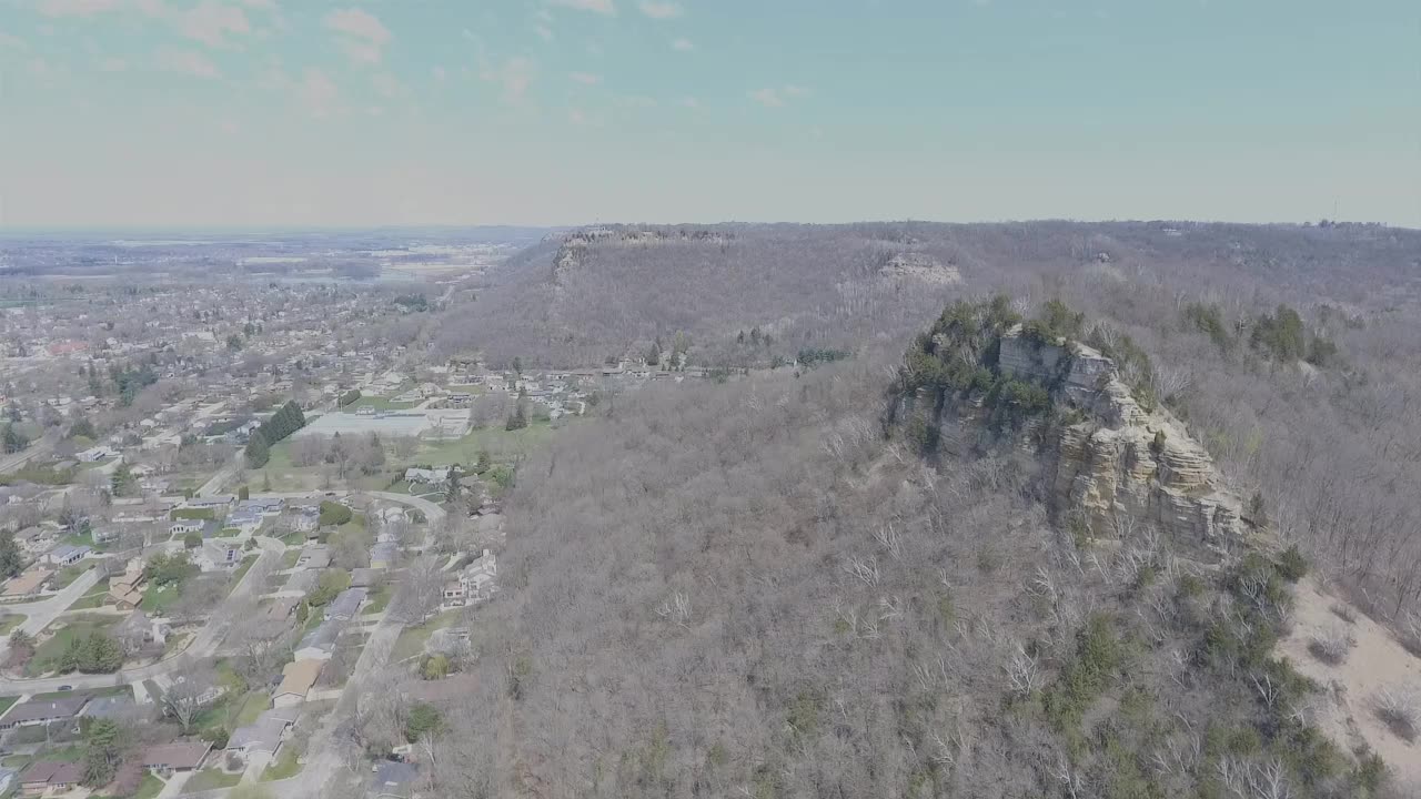 Flight Over South Side La Crosse Wisconsin