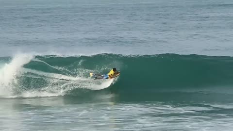 Surfer Wave Ocean Sea Breakwater Shorebreak