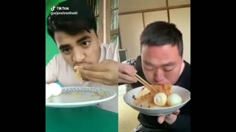 Funny food challenge