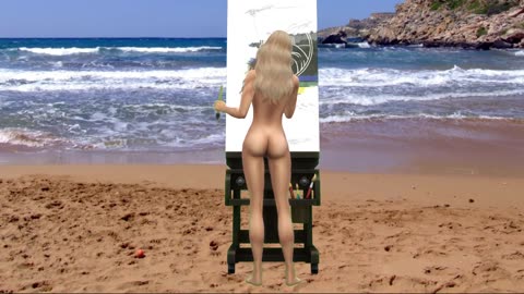 Zsa Zsa Paints Naked 012