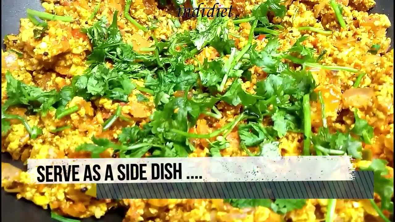 Weight loss recipe - Paneer vegetable bhurji Easy to make recipe how to make paneer bhurji