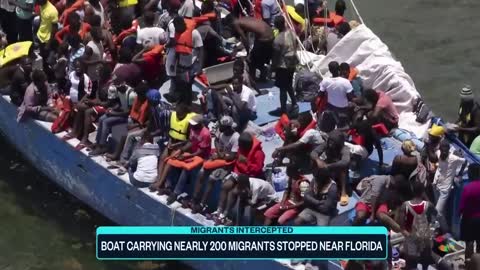 Boat Carrying Nearly 200 Migrants Stopped Near Florida