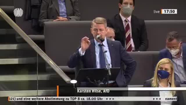 Impfpflicht Karsten Hilse AfD Bundestag - Provisorische Haftanstalten oder -Lager?