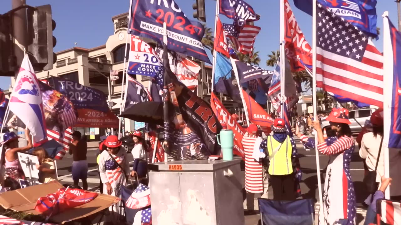 Rally In Huntington Beach Nov. 3, 2024