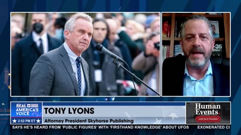 Tony Lyons tells Jack Posobiec that the DNC is "terrified" of RFK Jr