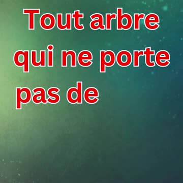 "Le sort des arbres stériles" Matthieu 7:19#shortsvideo #shorts #youtubeshorts #youtube #yt #ytviral