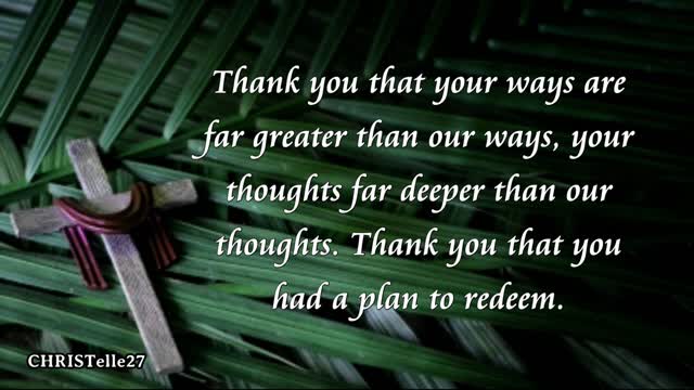 PALM SUNDAY PRAYERS