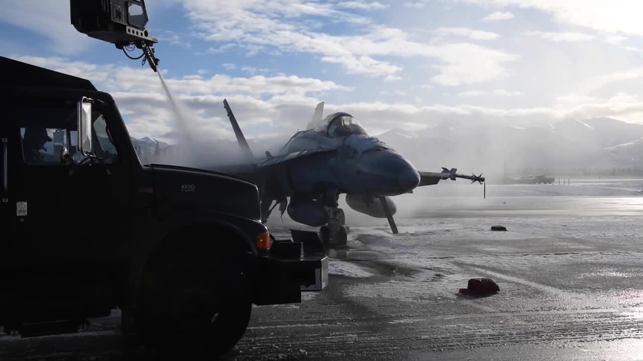 Royal Canadian Air Force CF-18 Hornet Fighter Jets • Operation Noble Defender