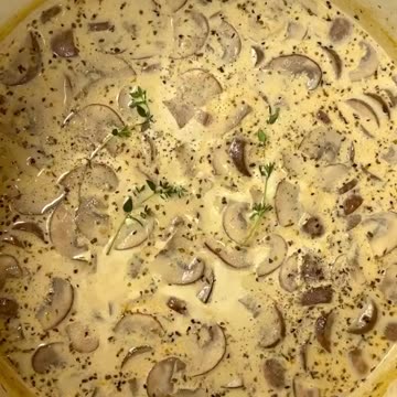 "Savor the Earthy Indulgence: Delightful Cream Mushroom Soup to Warm Your Soul"