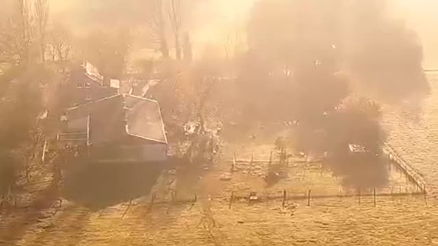 The farm air is fresh in the morning