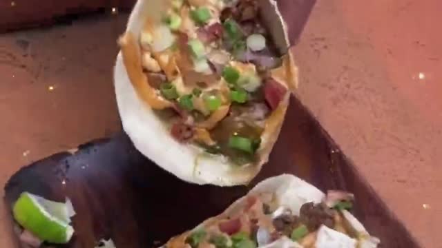 Grilled cheese steak tacos