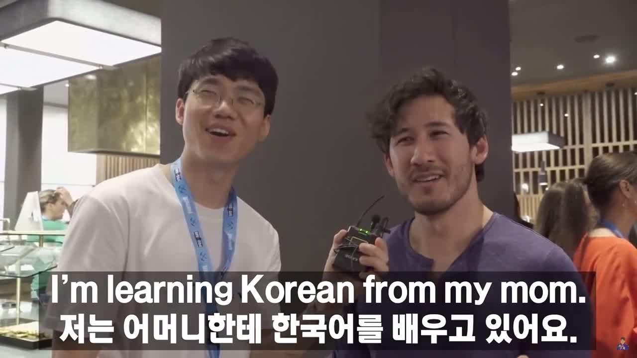 Markiplier's Korean is very good