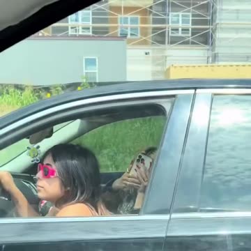 Woman has meltdown and tries to wreck a car with 4 kids inside