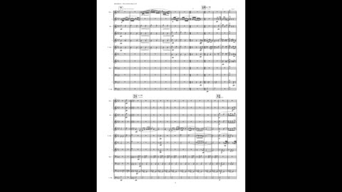 Juaquín Turina– Paseo noturno (Evening Stroll) (Double Reed Choir + 2 Piccolos)