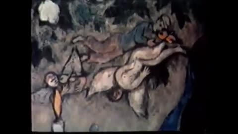 A documentary showcasing an interview with the renowned artist Marc Chagall in the year 1963.