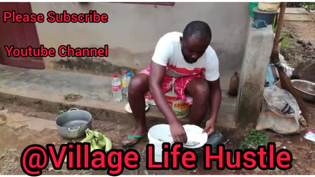 Cooking Fried Fish in the Village